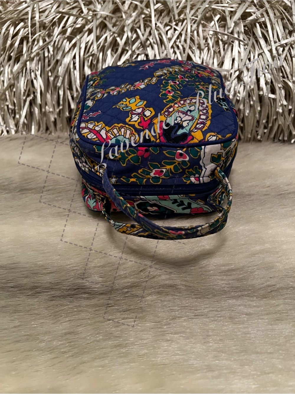 VERA BRADLEY Romantic Paisley 2018 Insulated Lunch Bunch Bag Pink Floral Purple - Picture 8 of 15